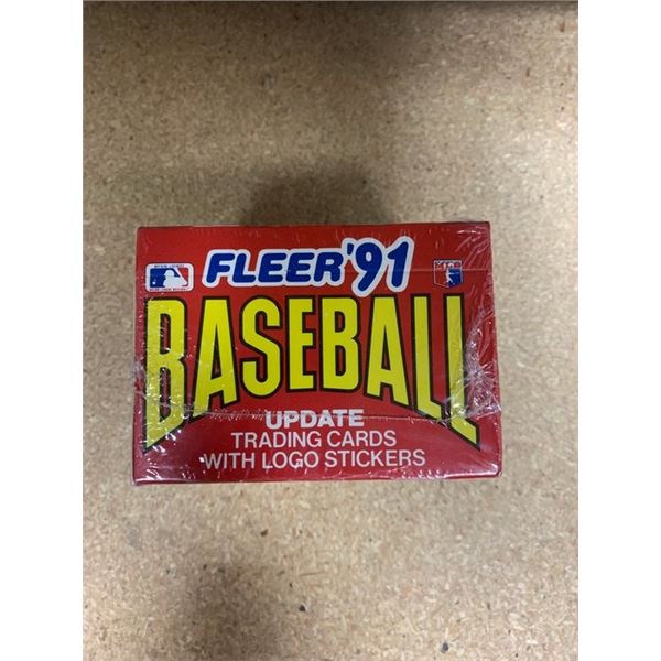 Fleer 1991 baseball card box