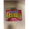 Image 1 : Fleer 1991 baseball card box