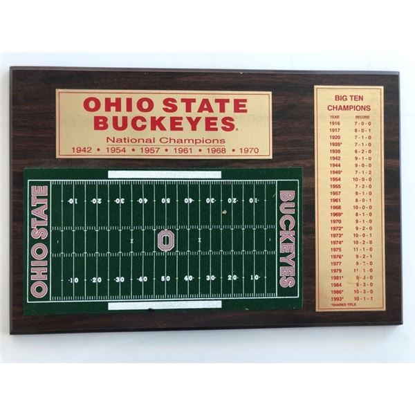 Football Ohio State Buckeyes National  Champions Plaque