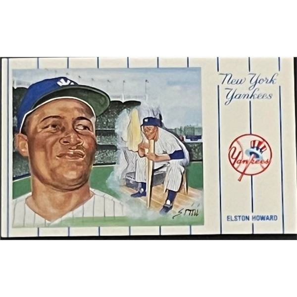 1961 New York Yankees Team Elston Howard Postcard Series No.2. Card 12 of 12