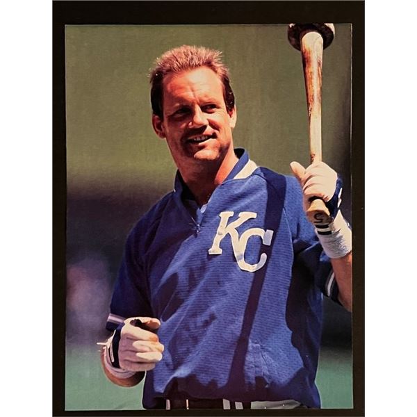 MLB Hall of Famer Kansas City Royals George Brett Magazine Page