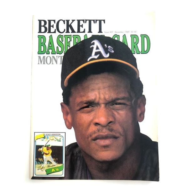 Beckett Baseball Card Monthly December 1989 Issue #57 Magazine
