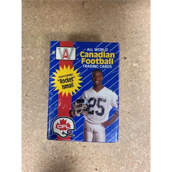 All World Canadian Football card box