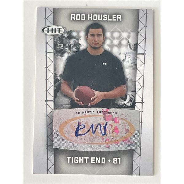 Rob Housler signed autograph card