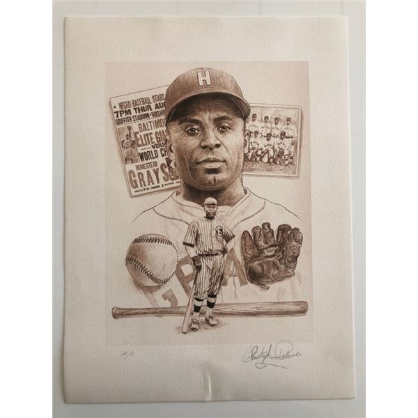Oscar Charleston Artwork. Artist Signed Hors Commerce Print