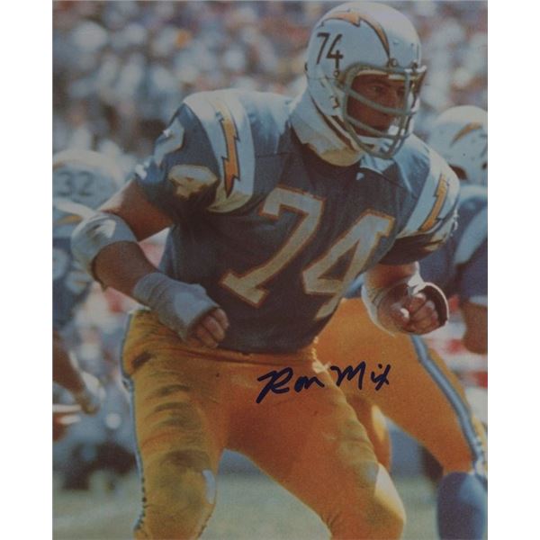 Ron Mix signed photo