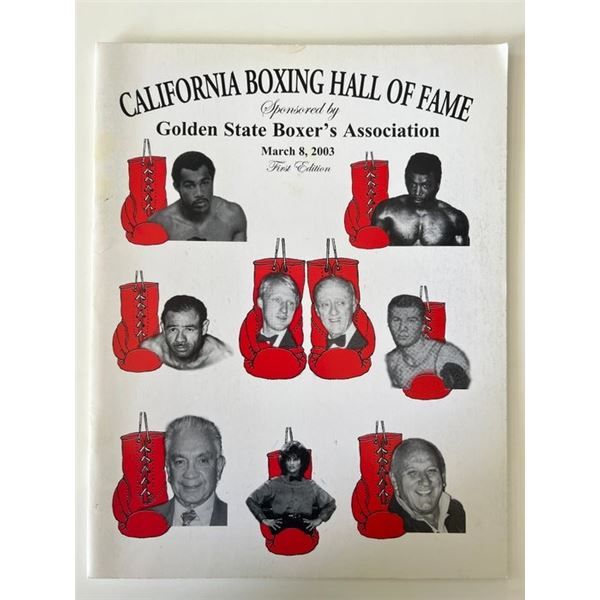California Boxing Hall of Fame magazine