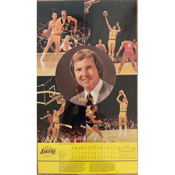 Jerry West reprint mini poster