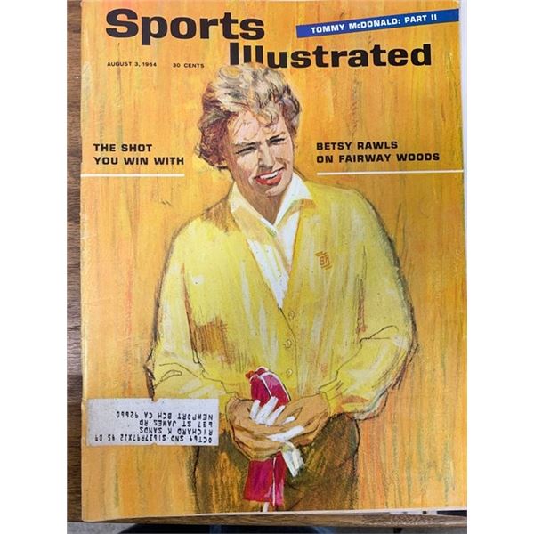 Sports Illustrated Magazine 1964 Betsy Rawls Issue
