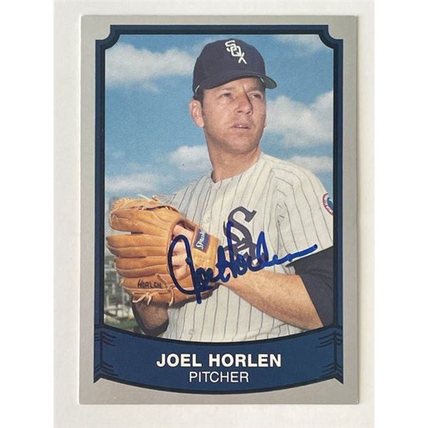 Chicago White Sox Joel Horlen signed trading card