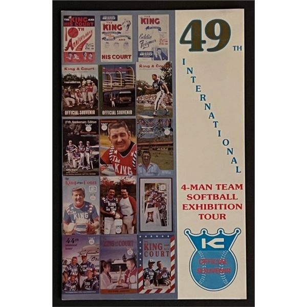 The King and his Court 4 Man Softball Souvenir Magazine