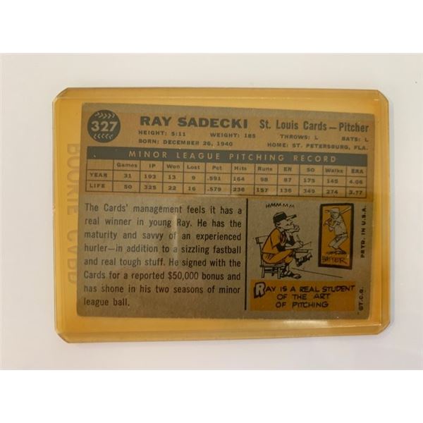 Ray Sadecki baseball card