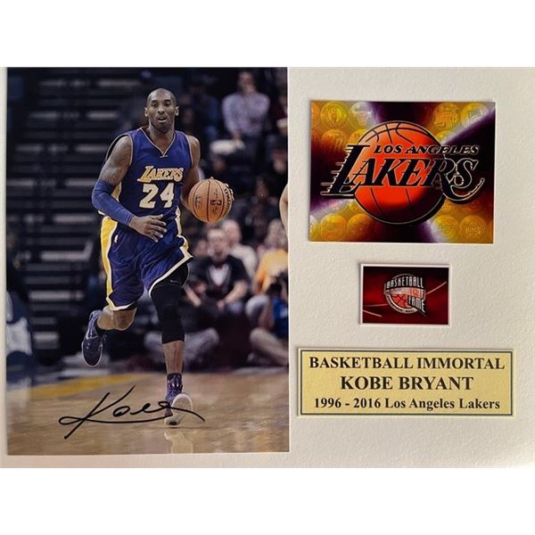 LA Lakers Kobe Bryant signed photo
