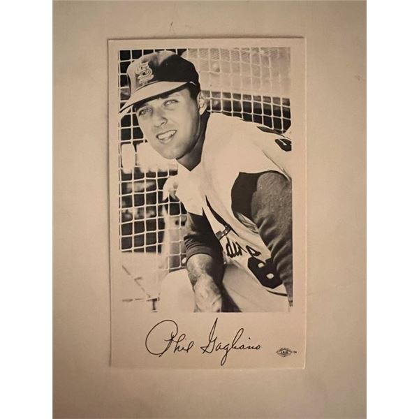 Phil Gagliano facsimile signed photo. 3x5 inches