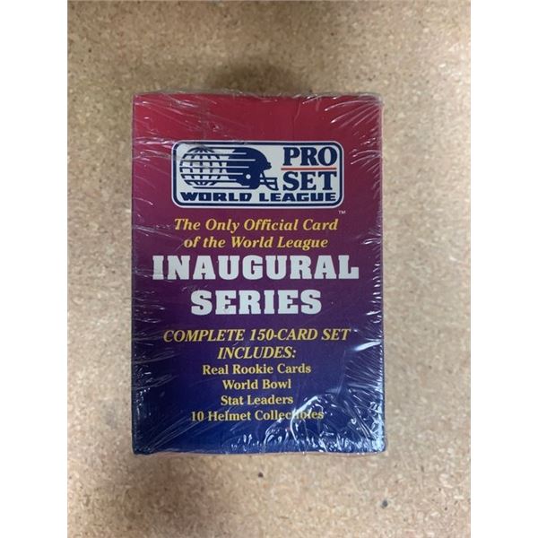 World League Inaugural Series football card box