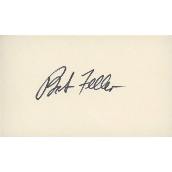 Bob Feller original signature