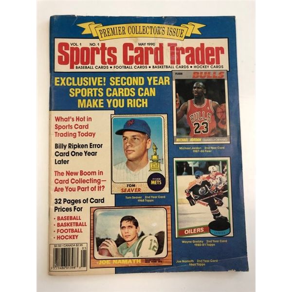 Sports Card Trader Premier Collector's Issue May 1990 Vol.1 No.1 Magazine