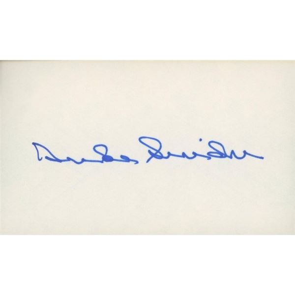 Los Angeles Angels Duke Snider original signature