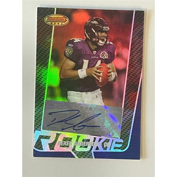 Derek Anderson signed autograph card