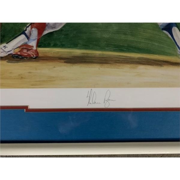 Nolan Ryan signed limited edition pitching sequence litho