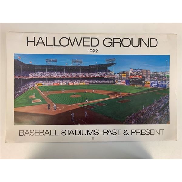 1992 Hallowed Ground Baseball Parks Calendar