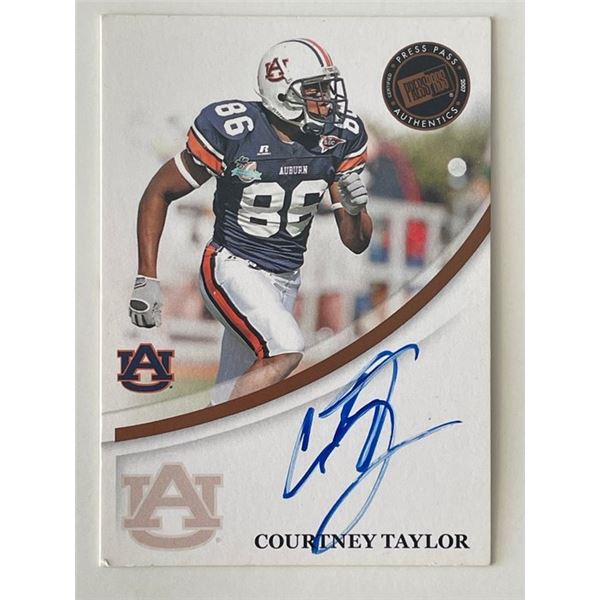 Courtney Taylor signed 2007 Press Pass Authentics #61 trading card