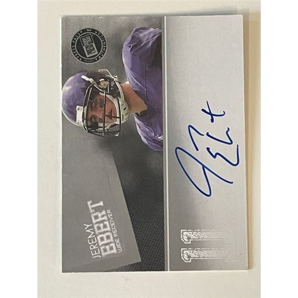 Northwestern Wildcats Jeremy Ebert signed 2012 Press Pass Authentics trading card