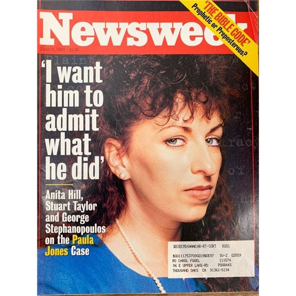 Newsweek Magazine 1997 Paula Jones Issue