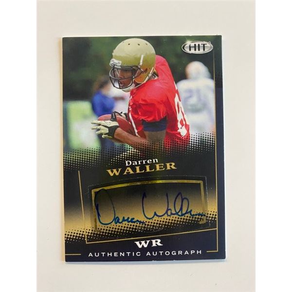 Darren Waller signed autograph card