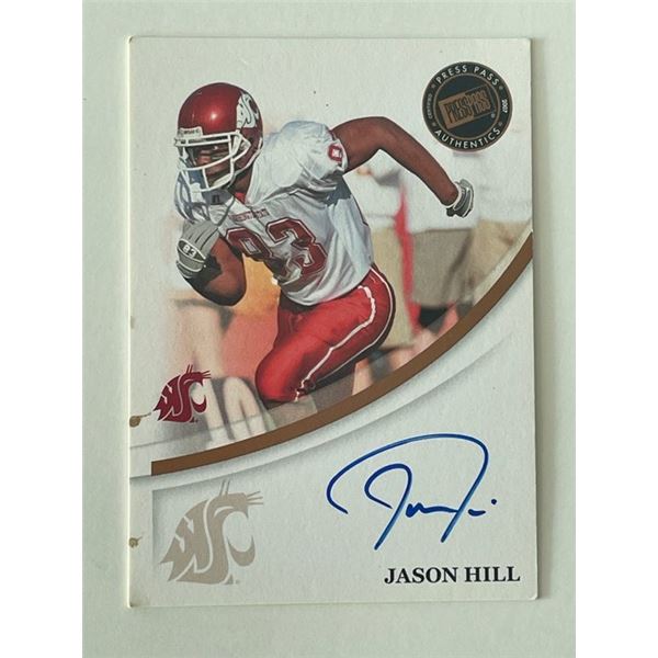 Jason Hill signed autograph card