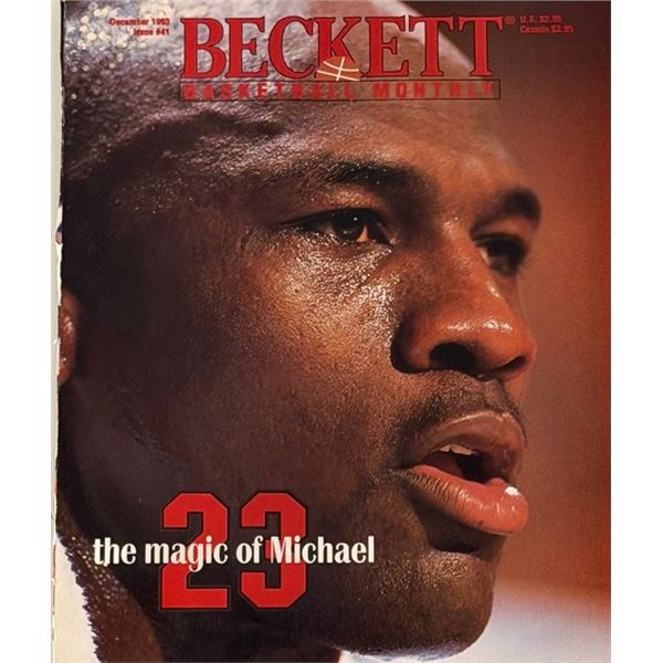 Michael Jordan Beckett magazine cover - unsigned