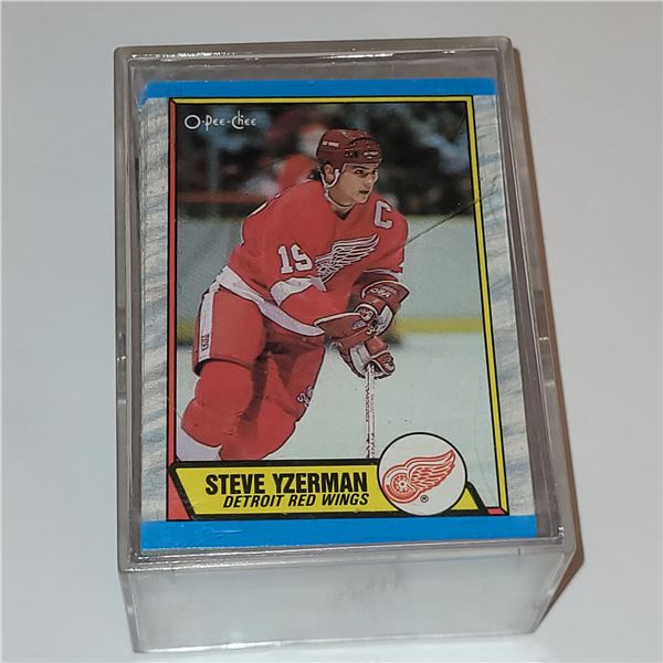 LOT OF 100 1989-90 OPC STEVE YZERMAN CARDS