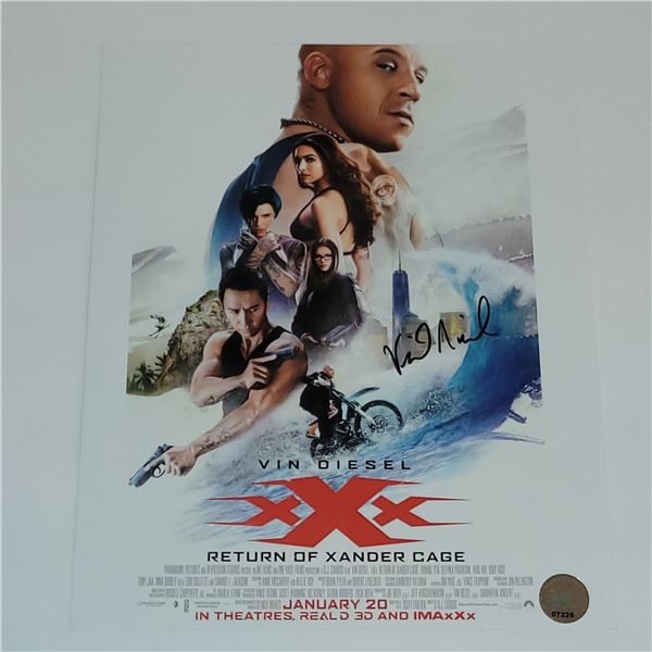 SIGNED VIN DIESEL MOVIE PHOTO