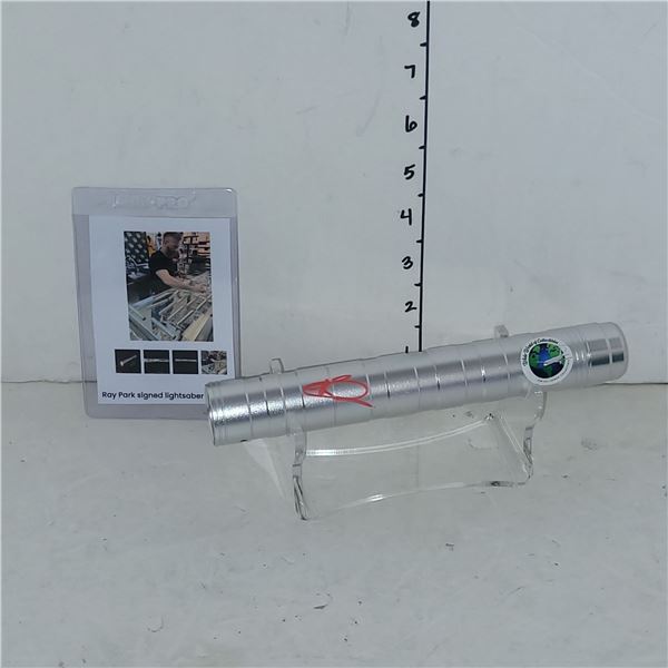 SIGNED RAY PARK DARTH MAUL LIGHT SABER