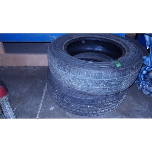2 - 215/65/R16 TIRES (APPROX. 40% LEFT)