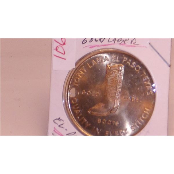 EL PASO TEXAS COIN