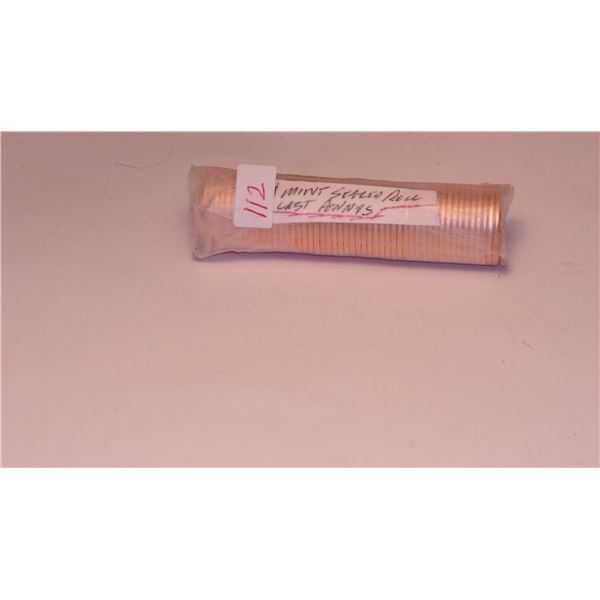 CANADA MINT SEALED ROLL LAST OF PENNIES