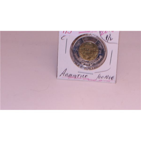 2018 PROOF LIKE ARMISTICE TOONIE
