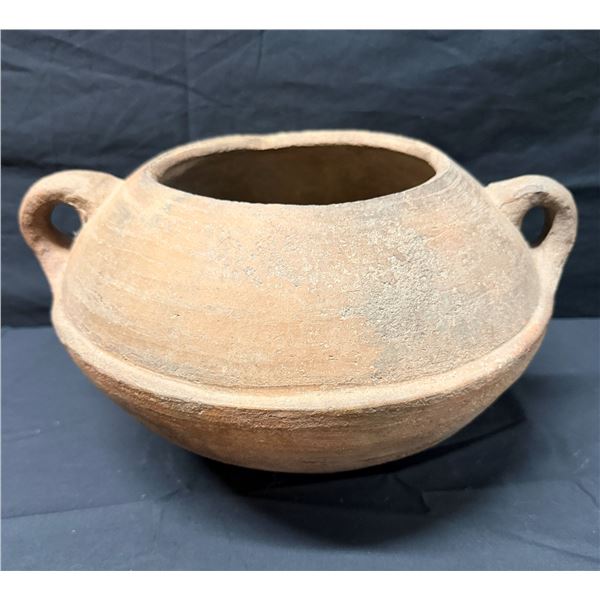 Double Handled Terracotta Bowl 12" Dia, 7"H