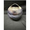 Image 3 : Ceramic Pot w/ Wide Rim, Textured Surface & Maker's Mark (Artist Unknown) 5.5" Dia, 6"H
