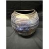 Image 4 : Ceramic Pot w/ Wide Rim, Textured Surface & Maker's Mark (Artist Unknown) 5.5" Dia, 6"H