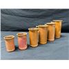 Image 3 : German Tea Set w/ Teapot Circa Late 20th C & 6 Italian Copper Measuring Cups w/ Maker's Mark