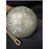 Image 5 : Himalayan Singing Bowl (cracked), 2 French Copper Pans & Late Meiji Japanese Temple Lantern