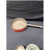 Image 6 : Himalayan Singing Bowl (cracked), 2 French Copper Pans & Late Meiji Japanese Temple Lantern