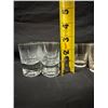 Image 12 : Multiple Glassware: Mid-Century Shot Glasses & Faceted Cocktail Glasses, Misc Sizes