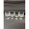 Image 3 : Multiple Glassware: Mid-Century Shot Glasses & Faceted Cocktail Glasses, Misc Sizes