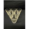 Image 5 : Multiple Glassware: Mid-Century Shot Glasses & Faceted Cocktail Glasses, Misc Sizes