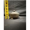 Image 10 : Late Qing Dynasty Scholar's Desktop Footed Incense Pot w/ Lid & Maker's Mark 5" Dia, 3.5"H