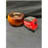 Image 2 : Ceramic Glazed Bowl Marked Alain Vogt 5" Dia, 3"H