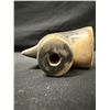 Image 10 : Qty 3 Carved Figurines: Soapstone Turtle, Bighorn Ram Fetish & Pipe Head, Misc Sizes